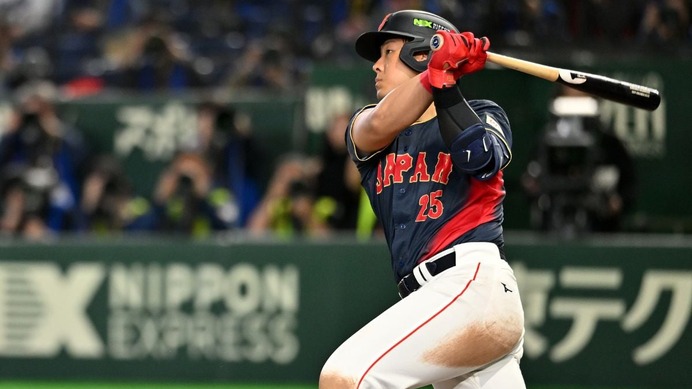 【WBC2026】「岡本和真、タイムリーヒット！」ブルージェイズ公式が現地観戦　“ルーキー”の活躍に熱視線