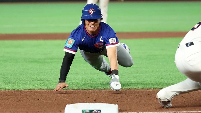 【WBC2026】台湾代表“イケメン主将”左手人差し指の骨折抱えるも……強行出場で魂のヘッスラ　延長戦制して韓国代表を撃破