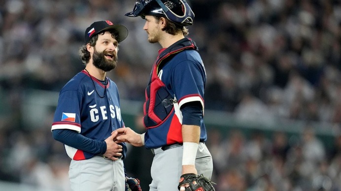 【WBC2026】侍ジャパン相手に5回途中無失点、チェコ代表引退の“電子技師”サトリアに場内スタオベ　米放送局も称賛「ベースボールレジェンドだ」