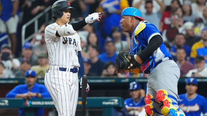 【WBC2026】打撃妨害？大谷翔平のチャレンジ実らず……ファールチップを“ミット接触”と勘違いか