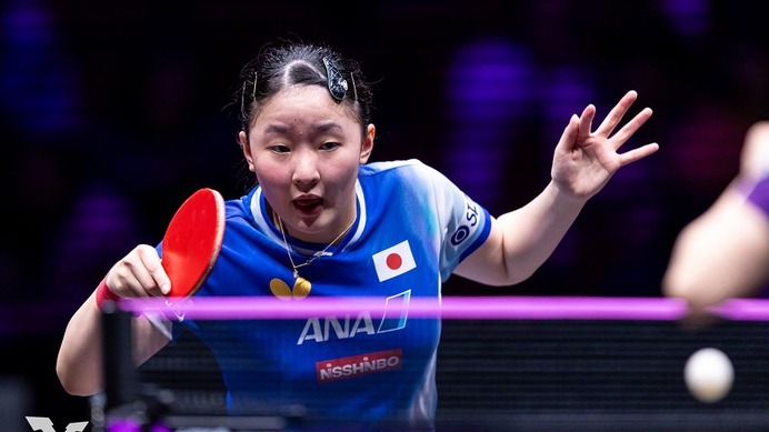 張本美和、世界5位・蒯曼とのフルゲーム激闘制し3度目の正直　17歳の“全日本女王”が中国撃破で悲願の初優勝【WTTチャンピオンズ重慶】