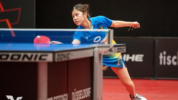 卓球女子“大学生カットマン”のトップ100入りにWTT注目「素晴らしい活躍」　3週連続自己ベスト更新、151位アップの急上昇に熱視線