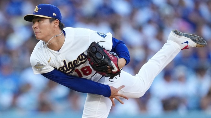 【MLB】山本由伸の正確無比な制球力、低めシンカーがストライクゾーンを掠めた「2.5ミリ」　公式記者も驚愕の一球