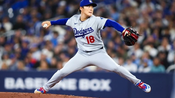 【MLB】“今季2勝目”山本由伸、無死満塁で圧巻火消しのベシアに「助けられました」　7回途中1失点でドジャース5連勝　