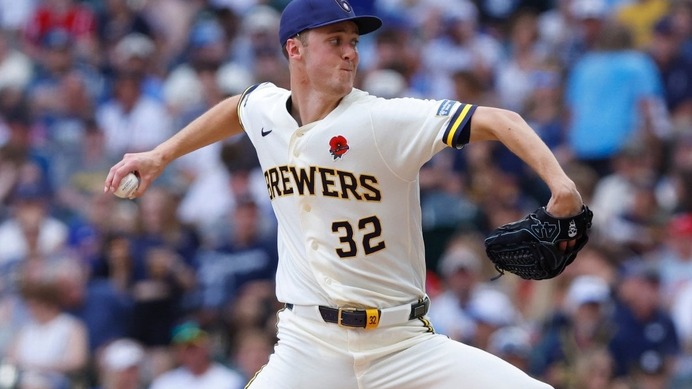 【MLB】異次元の剛腕、ブルワーズの24歳ミジオロウスキーが投げた「全96球中57球が100マイル超え」　CY賞レースで大谷翔平最大のライバルか