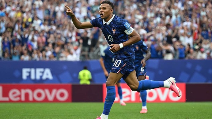 仏代表ムバッペが狙う“史上初”の偉業とは？　27歳で到達した驚異の100試合60得点40アシスト、伝説超えへ高まる期待【北中米W杯】