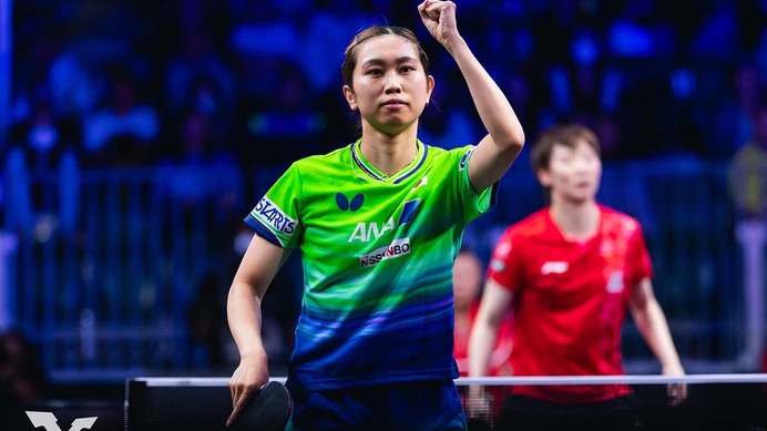 卓球女子の“天敵”王曼昱を攻略した日本人選手は？　カットマン・佐藤瞳が世界2位をストレート撃破で中国越え【USスマッシュ】