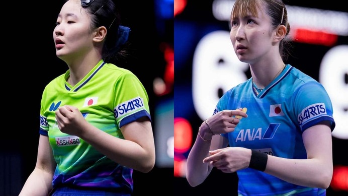 張本美和、リベンジマッチ実現で“対早田ひな”対策は？　過去戦績は25歳サウスポーが優位、ダブルスで好連携の両者が激突【USスマッシュ】