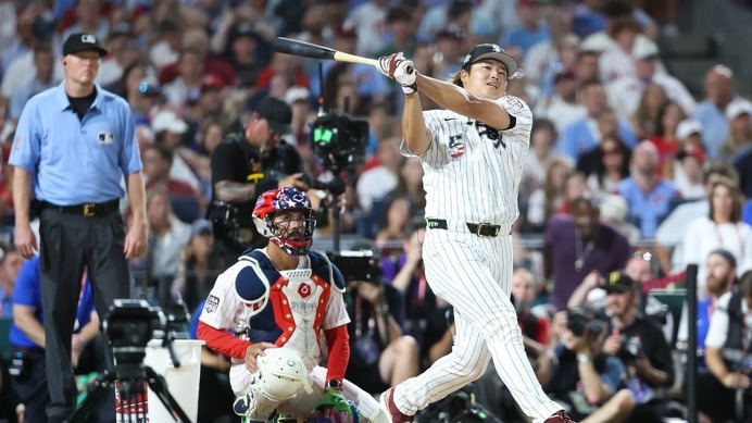 【MLB】「すげえ緊張しました」村上宗隆、ホームランダービーは9本塁打　8選手中5位で惜しくも準決勝進出ならず
