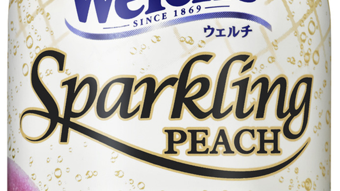 「Welch'sウェルチ」スパークリングピーチ