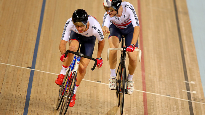 UCI2014-15トラックワールドカップ第2戦イギリス・ロンドン大会、男子マディソンは地元イギリスのマーク・クリスチャン／オウェイン・ドウル組が優勝