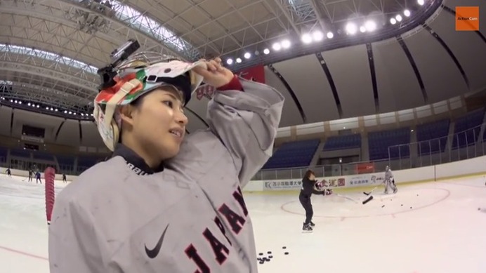 ソニーのアクションカメラがアイスホッケー日本女子代表 戦いの場に迫る Cycle やわらかスポーツ情報サイト