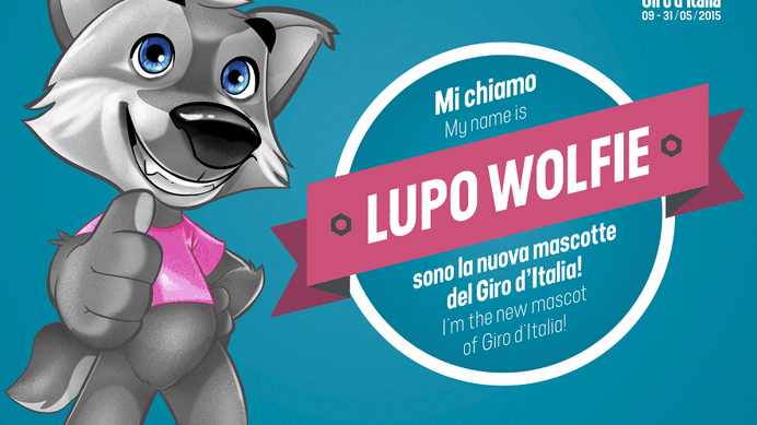 ジロ・デ・イタリア、新マスコットの名前は「ルポ・ウルフィー（Lupo Wolfie）」