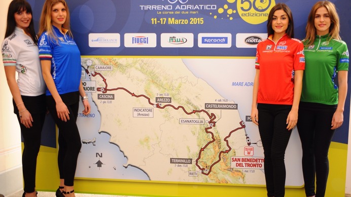 2015年ティレーノ～アドリアティコのコース発表