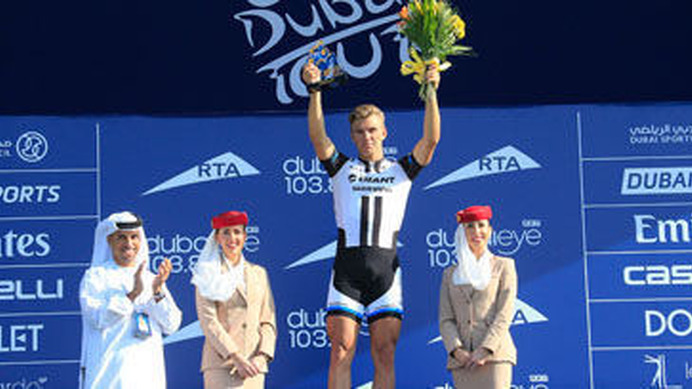 ドバイツアー第3ステージが2月7日、ドバイからハッタまでの162kmで行われ、ドイツのマルセル・キッテル（ジャイアント・シマノ）がゴール勝負を制し、前日に続いてステージ優勝した。