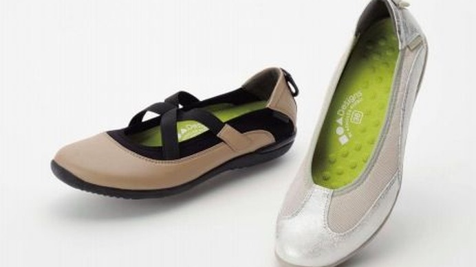 アキレスは、「履きやすく歩きやすいデザイン」を追及した女性用シューズ「■●▲Designs By ACHILLES SORBO」「フォートゥースリーデザイン」にスポーティーテイストの薄底モデル3タイプを追加、2014年春夏モデルとして3月中旬より発売を開始する。
