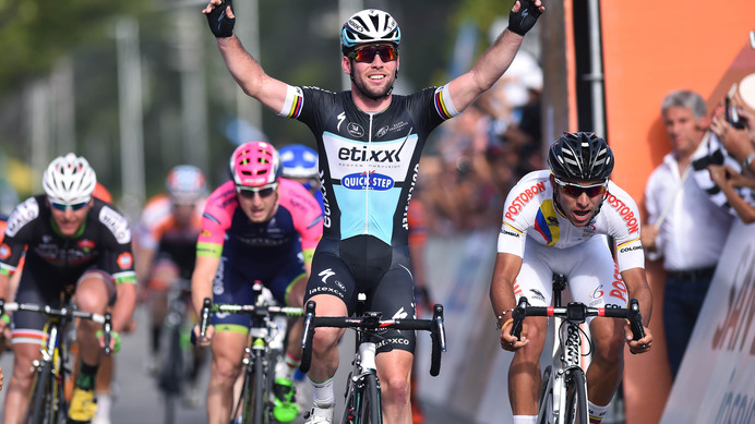 2015年ツール・ド・サンルイス第7ステージ、マーク・カベンディッシュ（エティックス・クイックステップ）が優勝
