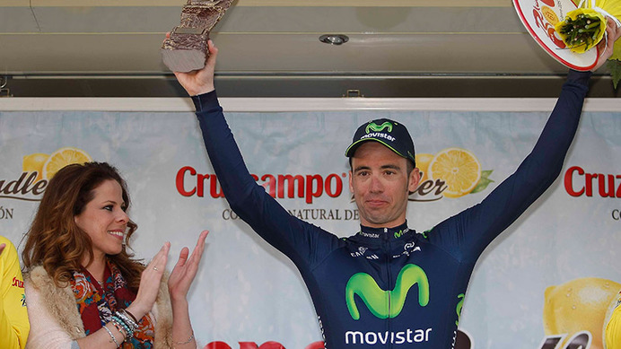 2015年アンダルシア一周第1bステージ、ハビエル・モレノ（モビスター）が優勝