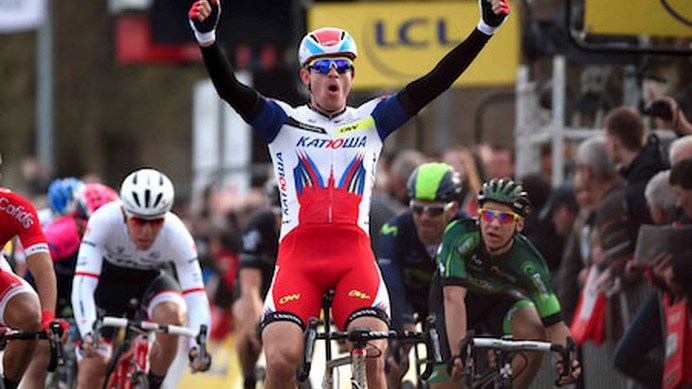 2015年パリ～ニース第1ステージ、アレクサンドル・クリストフ（カチューシャ）が優勝