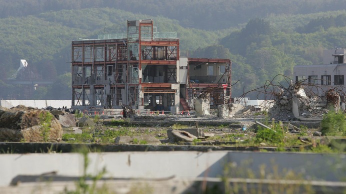 東日本大震災で被害を受けた宮城県南三陸町の防災庁舎