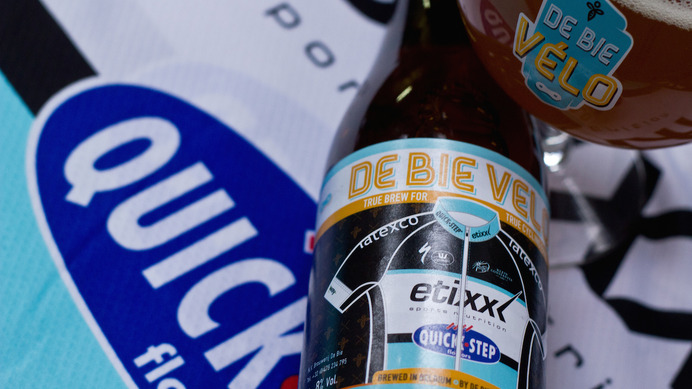 エティックス・クイックステップが発売するビール「デ・ビエ・ベロ」