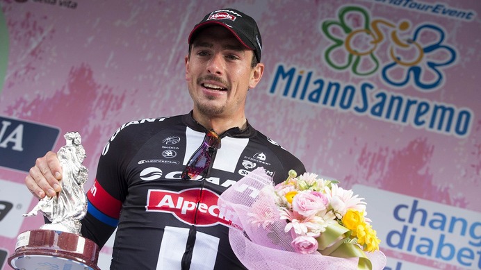 2015年ミラノ～サンレモ、ジョン・デゲンコルブ（ジャイアント・アルペシン）が優勝