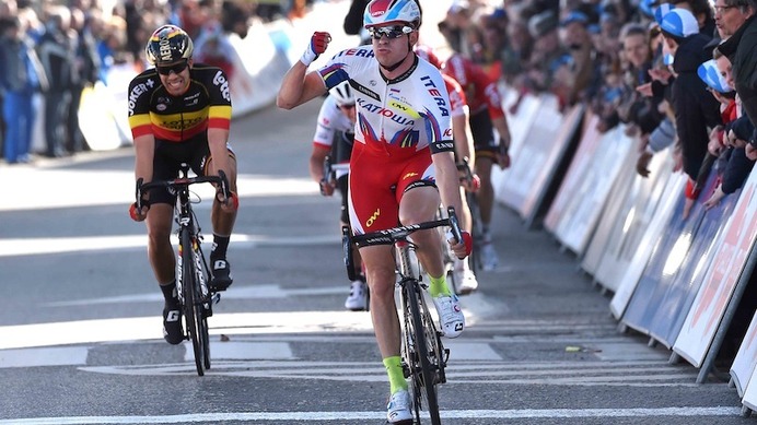 2015年デ・パンネ3日間第1ステージ、アレクサンドル・クリストフ（カチューシャ）が優勝