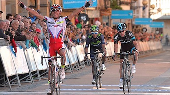 2015年バスク一周第3ステージ、ホアキン・ロドリゲス（カチューシャ）が優勝