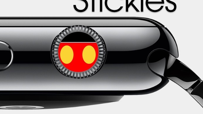 Apple Watchのクラウンホイールを個性的に彩る「Stickies」…米アトランタ発