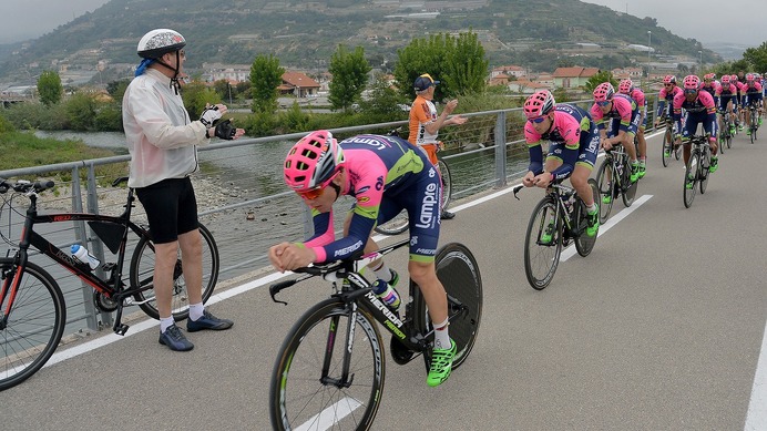 2015年ジロ・デ・イタリア、第1ステージの舞台となるサイクリングロード