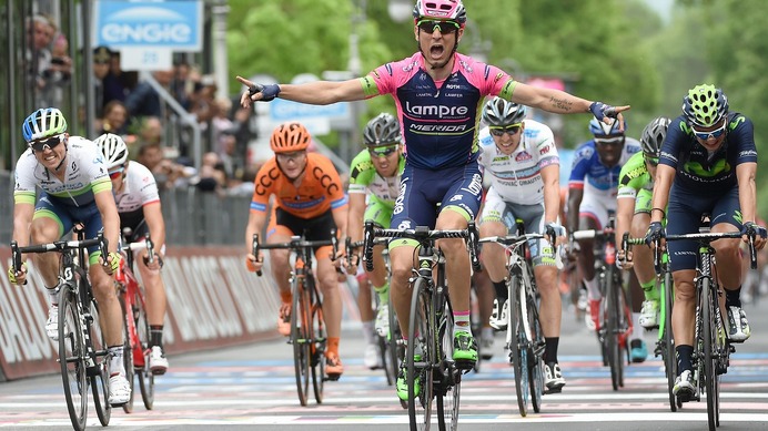 2015年ジロ・デ・イタリア第7ステージ、ディエゴ・ウリッシ（ランプレ・メリダ）が優勝