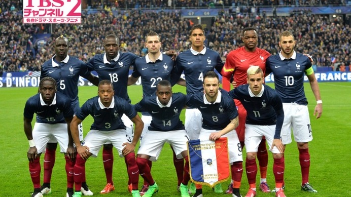 TBSチャンネル2、サッカー国際親善試合「フランス対ベルギー」を独占生中継