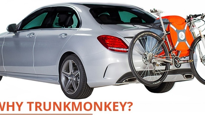 ピンチのときの強い味方！自転車を積むためのポンプ内蔵式キャリア「TrunkMonkey」登場　テキサス
