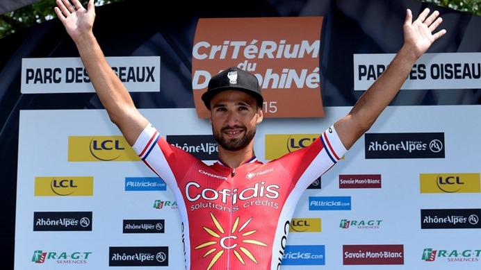 2015年クリテリウム・デュ・ドーフィネ第2ステージ、ナセル・ブアニ（コフィディス）が優勝