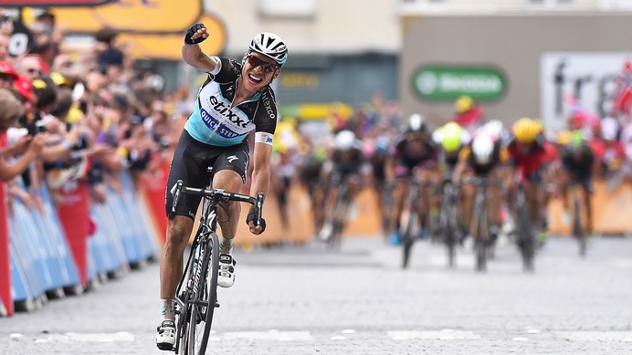 2015年ツール・ド・フランス第4ステージ、トニー・マルティン（エティックス・クイックステップ）が優勝