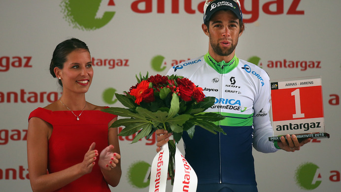 2015年ツール・ド・フランス第5ステージでマイケル・マシューズが敢闘賞（2015年7月8日）