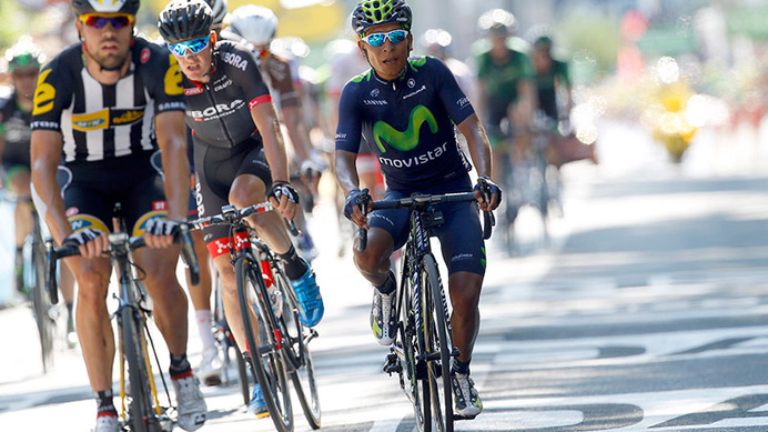 2015年ツール・ド・フランス第6ステージ、ナイロ・キンタナ（モビスター）