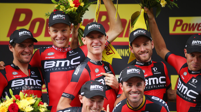 ツール・ド・フランス第9ステージ、BMCレーシングがチームTT制覇（2015年7月12日）