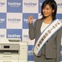 小島瑠璃子が“特命営業部長”に就任、「書き初め」で部の方針を表明!…ブラザー新製品発表会