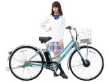 ブリヂストンサイクルの通学用電動アシスト自転車「アルベルトe」2016年モデル 画像