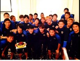 サッカーU-23日本代表、矢島慎也の誕生会…準々決勝はイランと対戦 画像