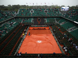 全仏オープンに選手から不満の声、雨対策の不備にどう向き合う 画像