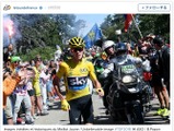 ツール・ド・フランスで珍事件…マイヨジョーヌがランニング？ 画像