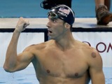 【リオ2016】”水の怪物”フェルプスが三冠、五輪で21個目の金メダル 画像