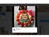 オリックス・金子千尋、33歳の誕生日…夫人の手作りケーキに絶賛の声 画像