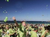 水風船を投げ合う新スポーツ「水風戦」…日本一決定戦8月開催 画像