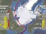 2014年の北極海の海氷傾向、今夏の最小海氷域面積は昨夏以上に縮小予想　ウェザーニューズ 画像