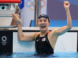 【東京五輪／競泳女子】大橋悠衣、400メートル個人メドレーで金メダル　猛追振り切り「自分を信じて泳いだ」 画像