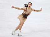 【北京五輪／フィギュア】坂本花織がSP自己ベスト更新、79.84点で3位発進 　1位は82.16点のワリエワ 画像