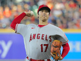 【MLB】大谷翔平、メジャートップの奪三振率　自身最速163キロ超えの5回1失点7奪三振で今季12勝目 画像